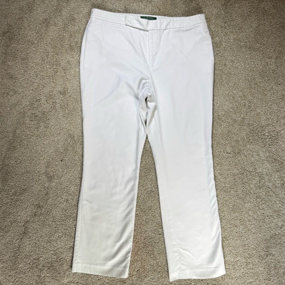Ralph Lauren White Trousers
